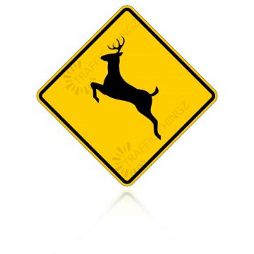 MUTCD W11-3 Deer Crossing