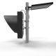 8" Metal Flashing LED Warning Beacon