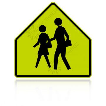 MUTCD S1-1 School Crosswalk Sign