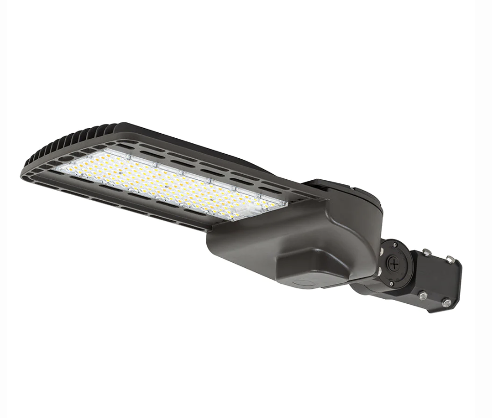 120 to 300 watt adjustable LED shoebox light