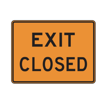 MUTCD E5-2a Exit Closed