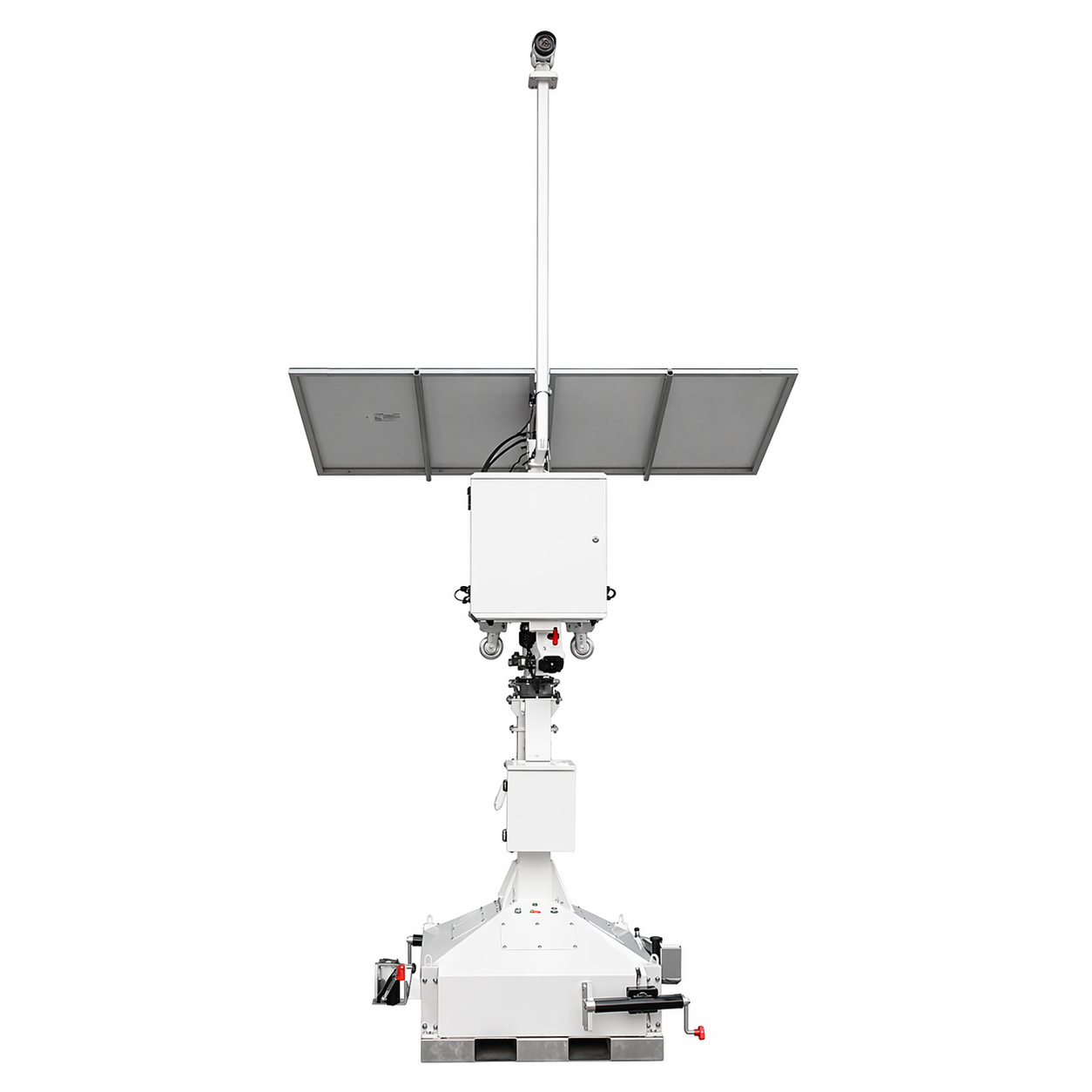 Mini Pro solar CCTV surveillance tower trailer