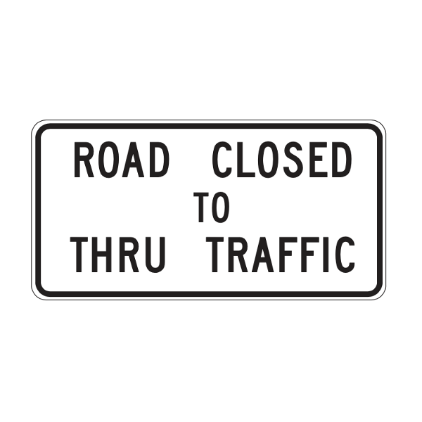 ledlighting-solutions.com: MUTCD R11-4 Road Closed To Thru Traffic