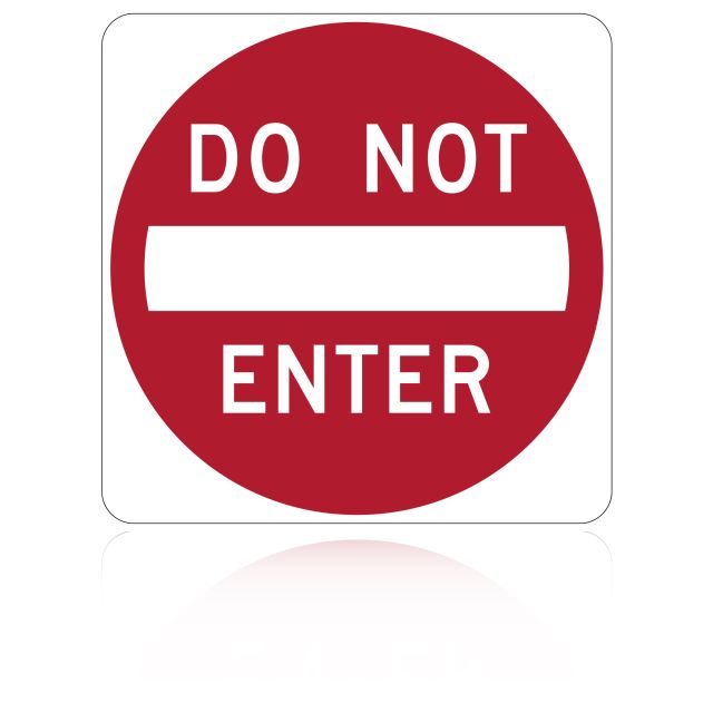 MUTCD R5-1 Do Not Enter Sign