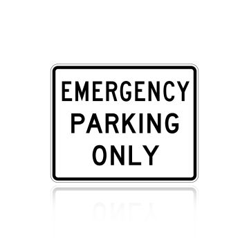 MUTCD R8-4 Emergency Parking Only