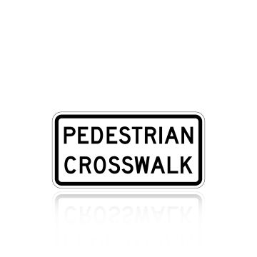 MUTCD R9-8 Pedestrian Crosswalk