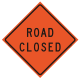 &#39;Road Closed&#39; Roll-Up Traffic Sign