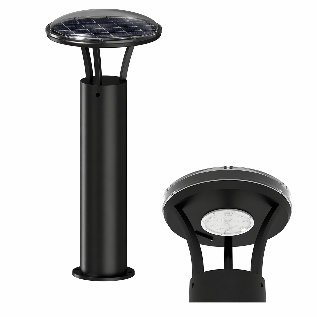 15W solar LED bollard light