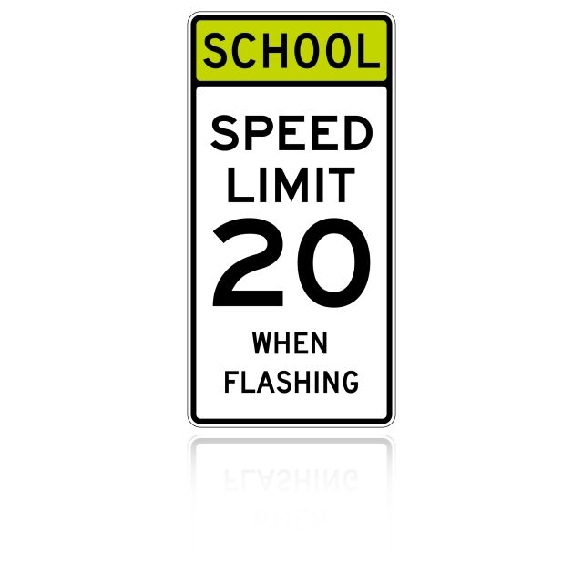 School Speed Limit Sign MUTCD S5-1