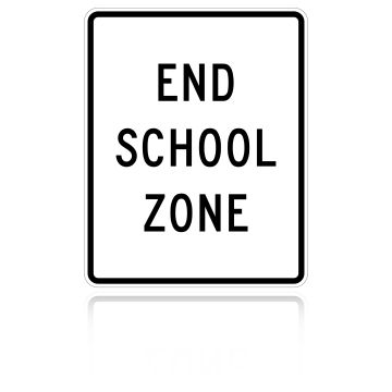 MUTCD S5-2 End School Zone