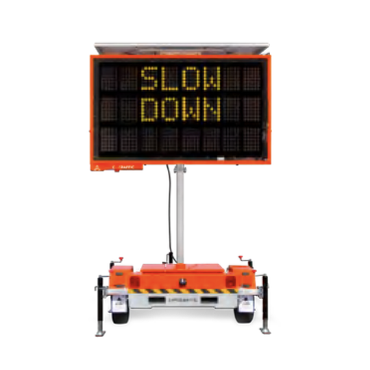 OPTRAFFIC Three-Line Message Sign Trailer MUTCD NR