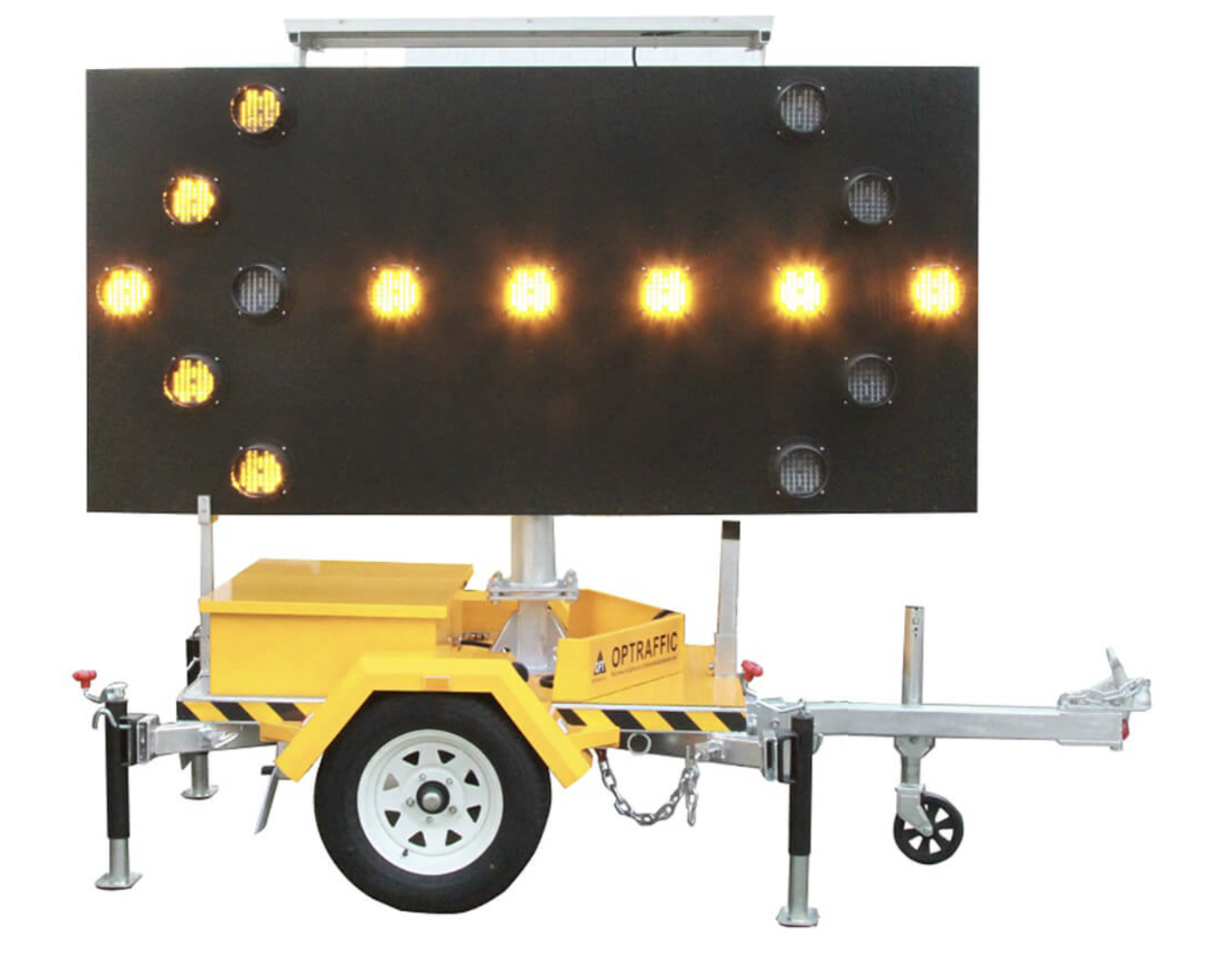 VM Trailer Mounted Arrow Board - 15 Lamp