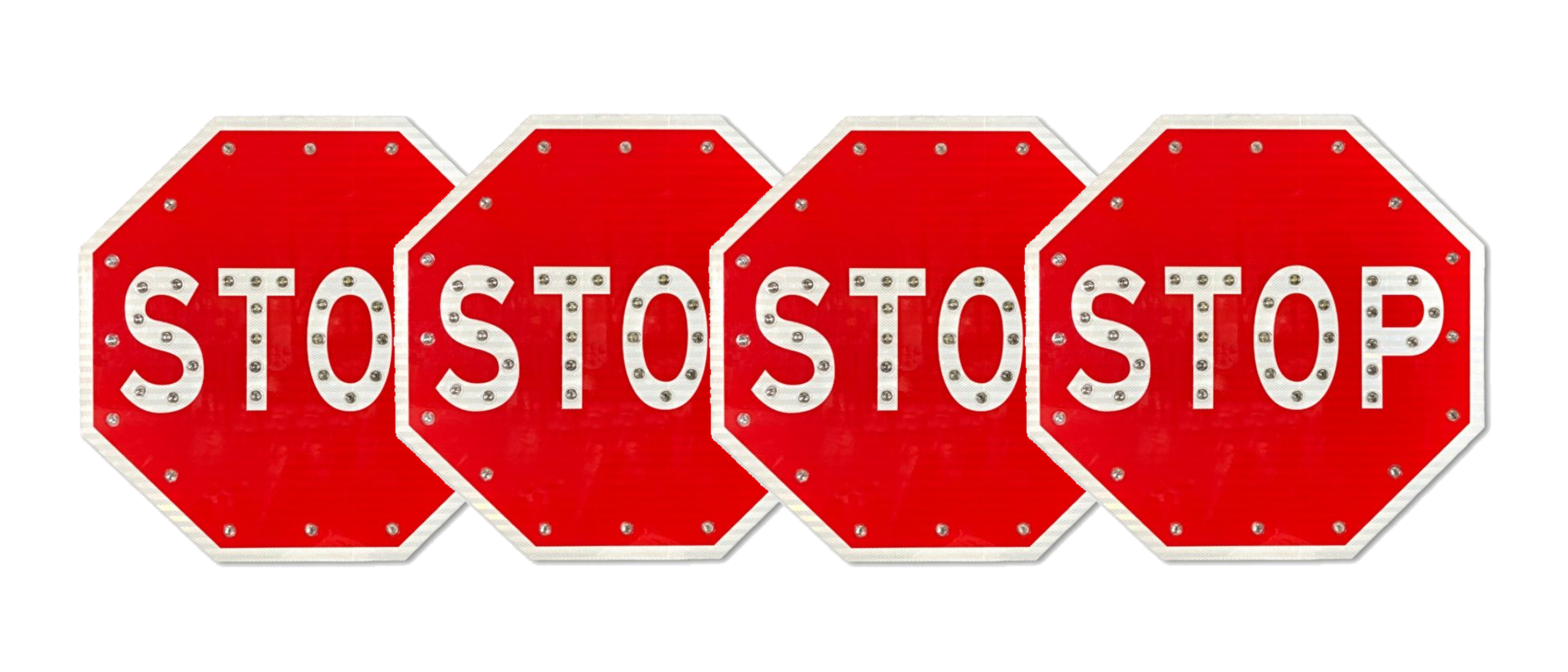 SOLAR FLASHING STOP SIGNS