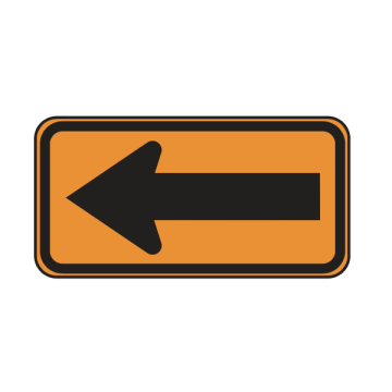 MUTCD W1-6 One Direction Large Arrow