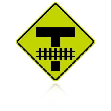 MUTCD W10-11 Railroad Crossing Storage Space