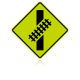 MUTCD W10-12 (L&R) Skewed Railroad Crossing