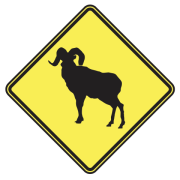 MUTCD W11-18 Bighorn Sheep