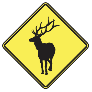MUTCD W11-20 Elk