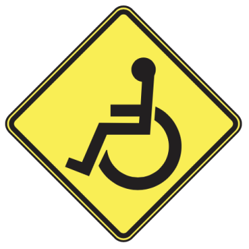 MUTCD W11-9 Handicapped