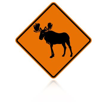 MUTCD W11-21 Moose