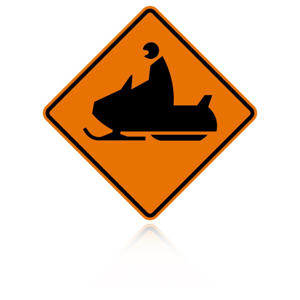 MUTCD W11-6 Snowmobile