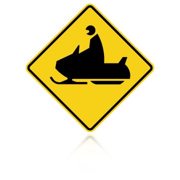 MUTCD W11-6 Snowmobile