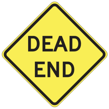 MUTCD W14-1 Dead End