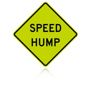 MUTCD W17-1 Speed Hump