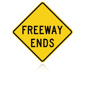 MUTCD W19-3 Freeway Ends