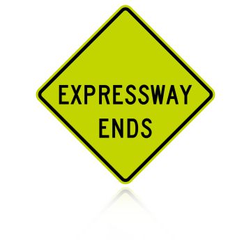 MUTCD W19-4 Expressway Ends