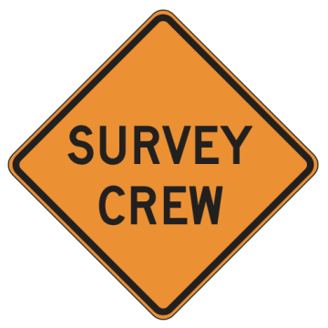 MUTCD W21-6 Survey Crew