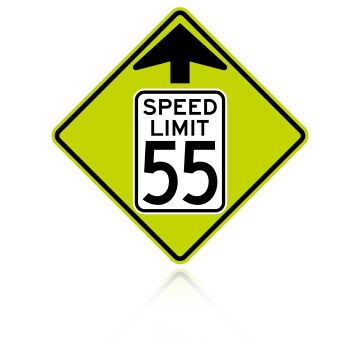 MUTCD W3-5 Reduced Speed Limit Ahead