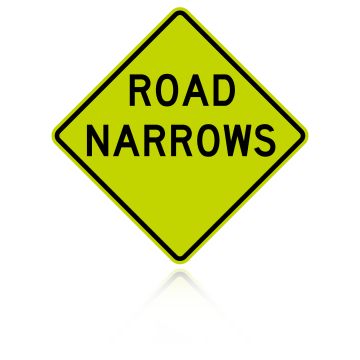 MUTCD W5-1 Road Narrows