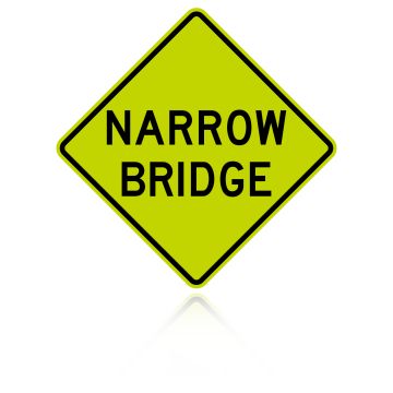 MUTCD W5-2 Narrow Bridge