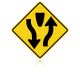MUTCD W6-1 Divided Highway