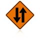 MUTCD W6-3 Two Way Traffic