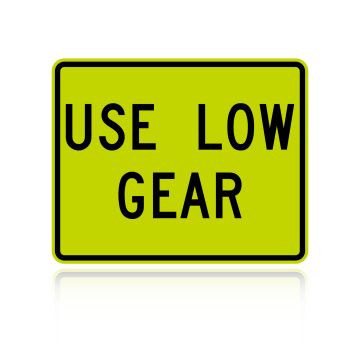 MUTCD W7-2P Use Low Gear