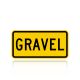 MUTCD W7-4EP Gravel (plaque)