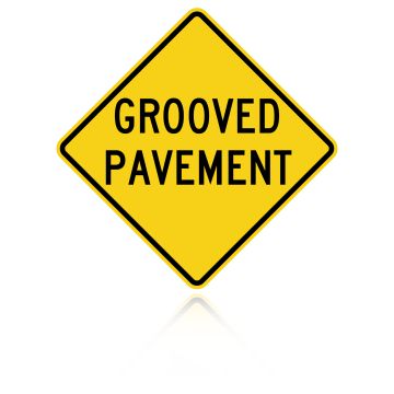 MUTCD W8-15 Grooved Pavement