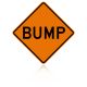 MUTCD W8-1 Bump Sign