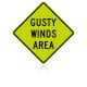 MUTCD W8-21 Gusty Winds Area