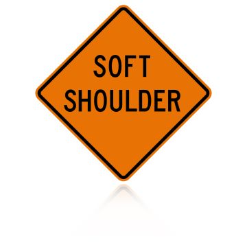 MUTCD W8-4 Soft Shoulder