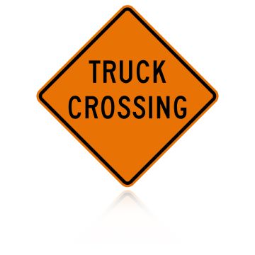 MUTCD W8-6 Truck Crossing