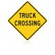 MUTCD W8-6 Truck Crossing