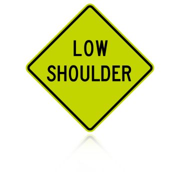 MUTCD W8-9 Low Shoulder