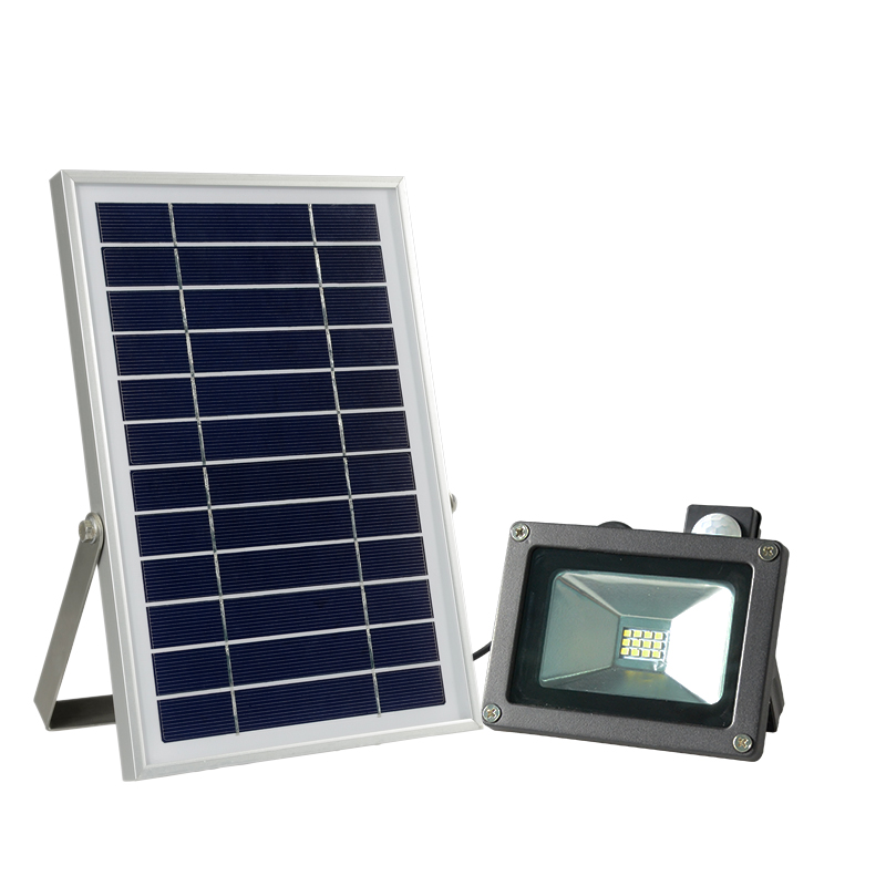 Solar Powered 6W Flood Light with 16' cord