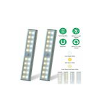 LED PIR Closet Lights - Silver Housing