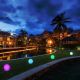 Solar LED Lawn Light in RGB Changeable Colors (Qty:3)