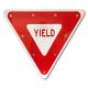 30" Solar Flashing Yield Sign
