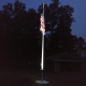 1980lm Solar LED Flag Pole Light